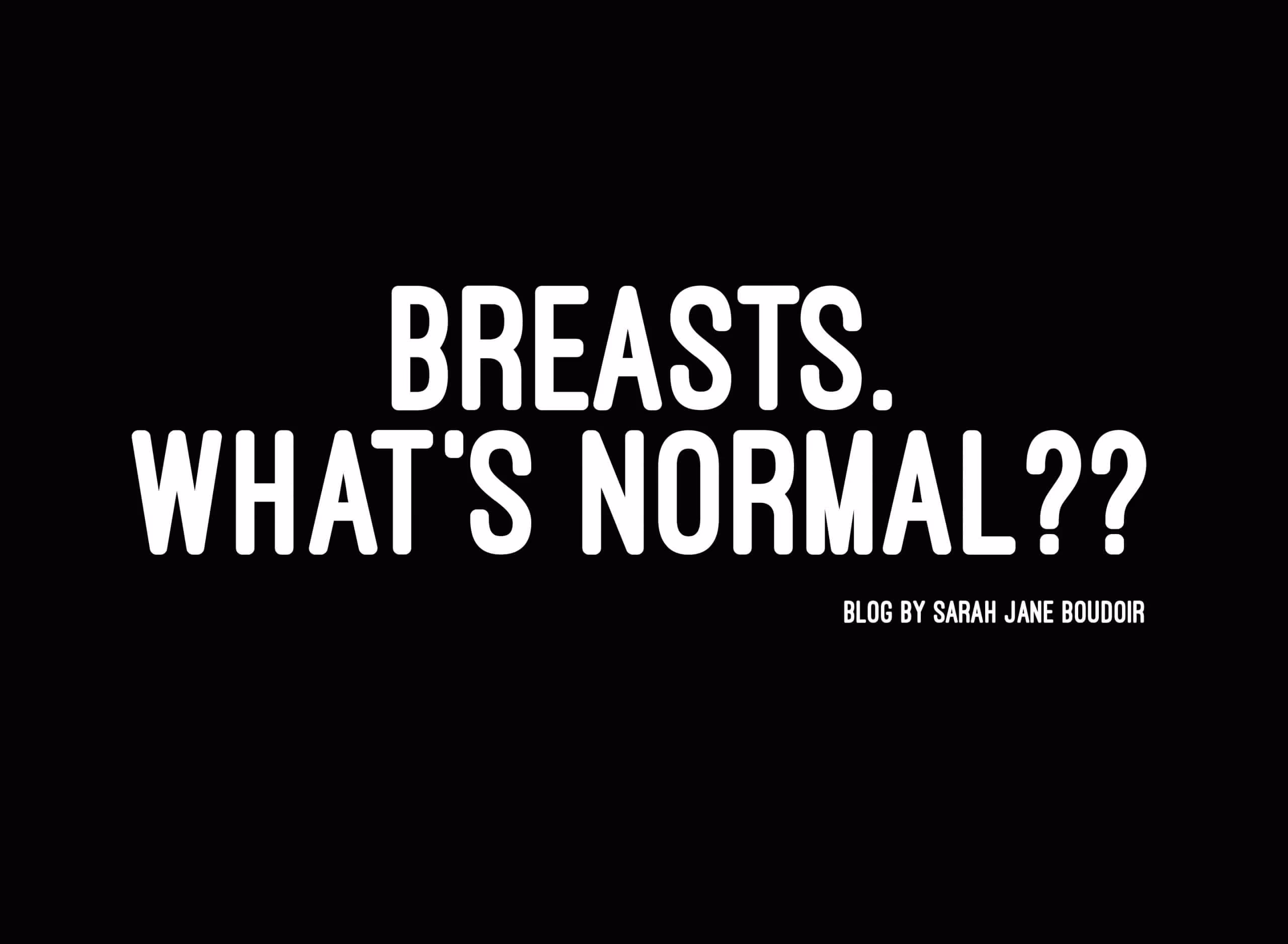 Breasts. What's normal.  | Sarah Jane Boudoir | Mundelein IL