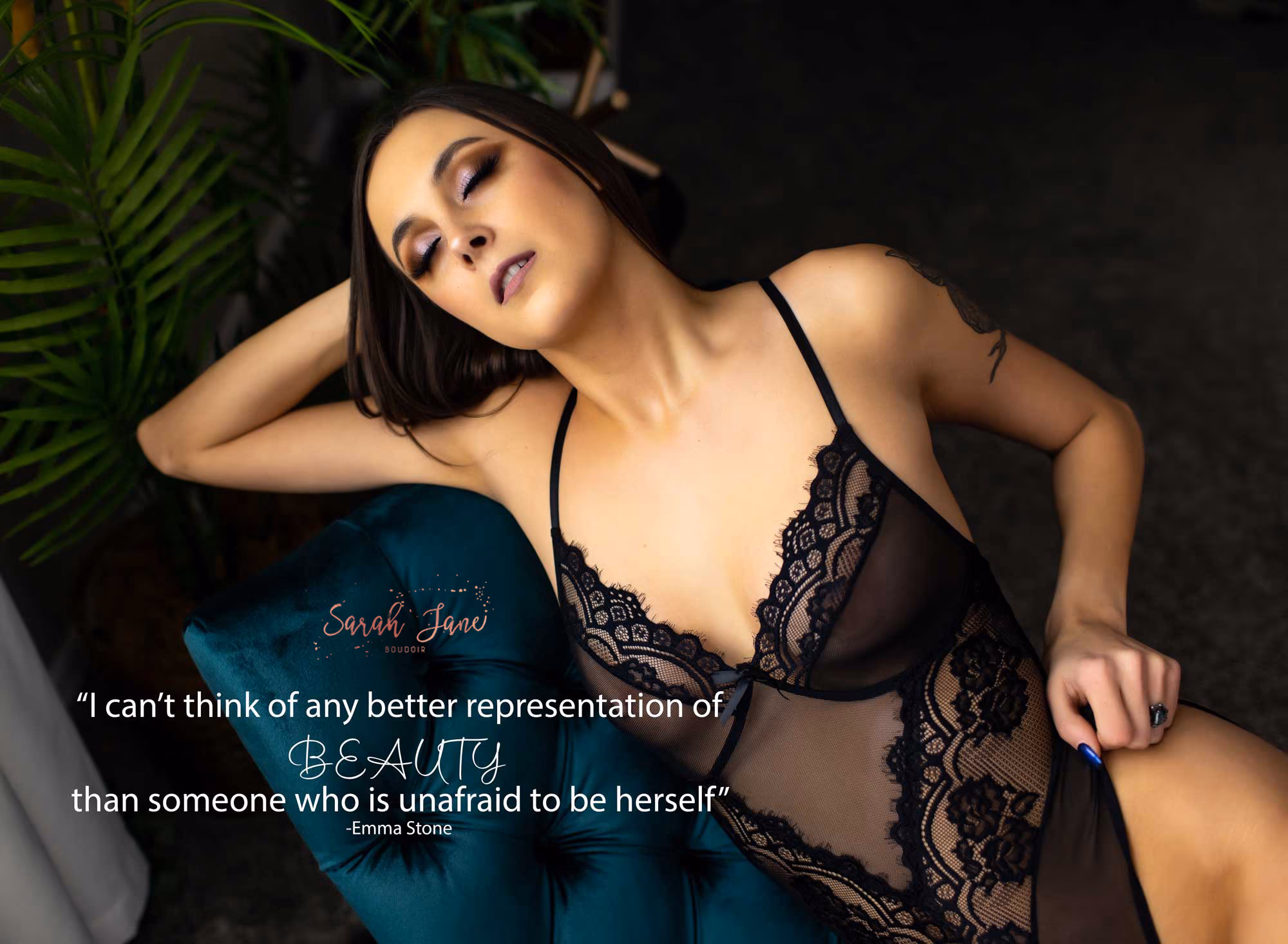 Unafraid To Be Yourself Quote Sarah Jane Boduoir