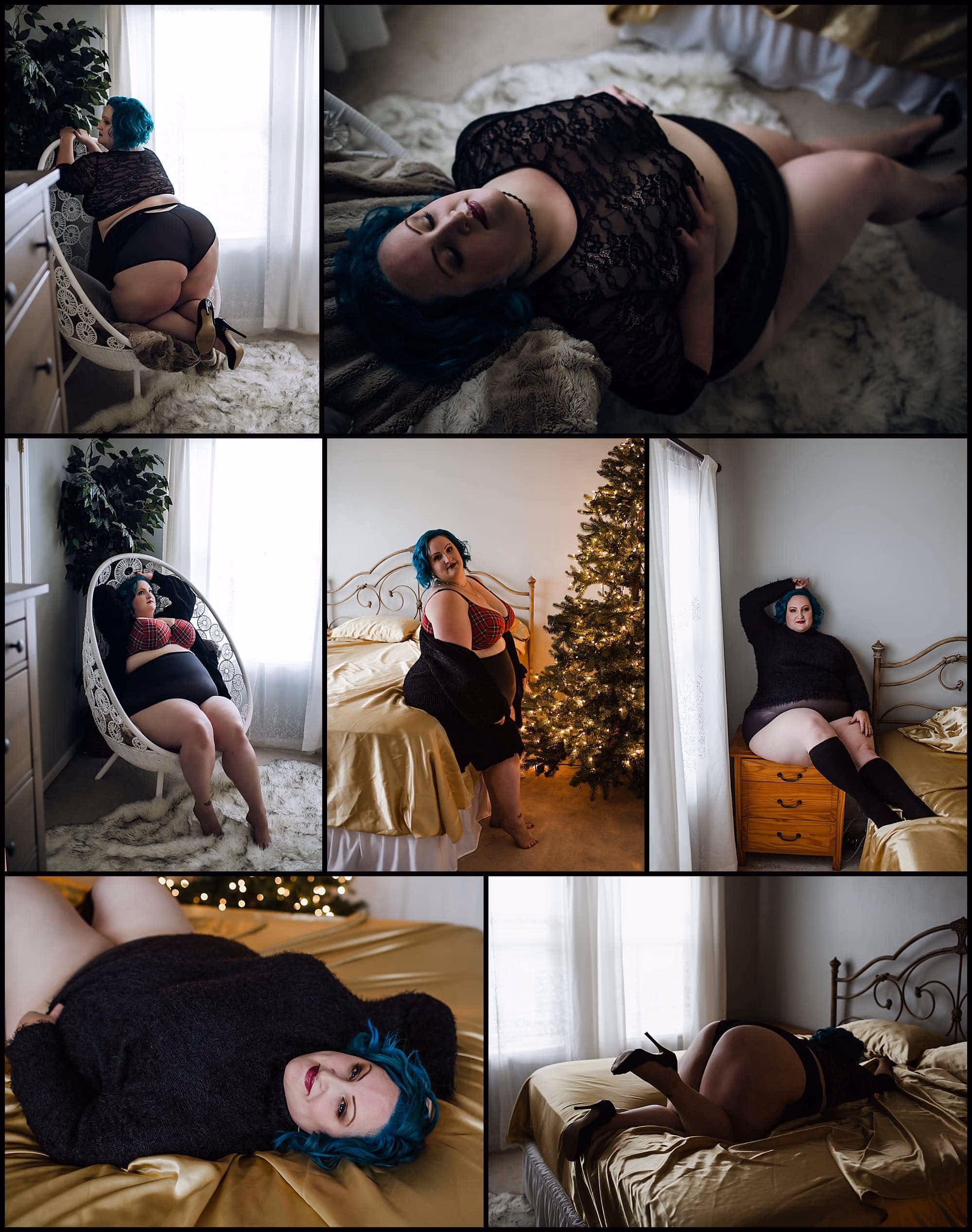 plus-sized-woman-blue-hair